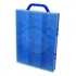 Kit Com 02 Maletas Colecionador Hot Wheels  Matchbox Azul