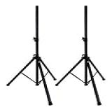 Kit Com 02 Suporte Pedestal Tripé Para Caixa De Som