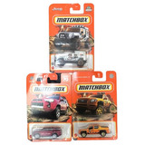 Kit Com 03 Miniaturas Matchbox Pickup