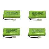 Kit Com 04 Bat 2 4v 600ma P Telefone Sem Fio Intelbras