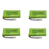 Kit Com 04 Bat 2 4v 600ma P Telefone Sem Fio Intelbras
