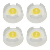 Kit Com 04 Bico Para Bisnaga Fifo Válvula Amarela Original