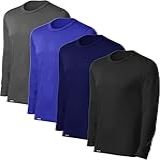Kit Com 04 Camisetas Proteção UV Masculina UV50 Secagem Rápida Cores Pto Cin Mar Roy M