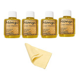 Kit Com 04 Limpa Folhaeado 35 Ml Monzi Original Brinde