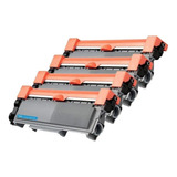 Kit Com 04 Toner Para Uso Brother Tn 2370 Tn2340 Tn660 L2540