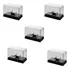 Kit Com 05 Caixas Acrilicas Case Hot Wheels Matchbox 1:64