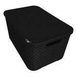 Kit Com 05 Caixas Organizadoras Rattan 3 5 Litros