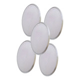 Kit Com 05 Telas Redonda 40cm Para Pizza malha 7x15 Alum