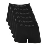 Kit Com 06 Cuecas Zorba Boxer Sem Costura Extreme Sport 836