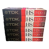 Kit Com 06 Fitas Vhs Virgens Tdk E hg Super Avilyn Lacradas