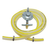 Kit Com 1 2m Mangueira Gás Registro 1kg Botijão Cozinha