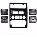 Kit Com 1 Moldura Painel 4 Difusor Ar Gol G2 Bola 97 98 99