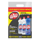 Kit Com 1 Multiuso E 2 Cloro Ativo 4 Em 1 Uau