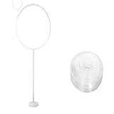 Kit Com 1 Tira Enrosca Balão Plástica 5m 1 Suporte Montável Redondo De Chão Com Arco 68cm Plástico Bexigas Regulavel Para Balao Decoração Festas
