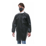 Kit Com 10 Avental Des Tnt Gr 40 M longa Preto Frete Grátis