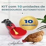 Kit Com 10 Bebedouros Para Galinha Automático Copinho Copo Bebedor Para Aves  Galinha  Frangos  Codornas Com Pistão   LMS DW BP 1010