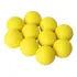 Kit Com 10 Bolas De Golfe Treino Amarelo Indoor E Outdoor