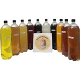 Kit Com 10 Cachaças Diversos Sabores Garrafas Pet 2l