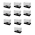 Kit Com 10 Caixas Acrilicas Case Hot Wheels Matchbox 1:64