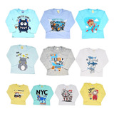Kit Com 10 Camisetas