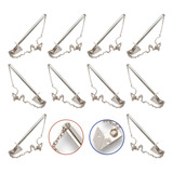 Kit Com 10 Caneta Com Corrente Fixa Suporte Para Balcão Mesa