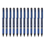 Kit Com 10 Canetas Ponta De Agulha Energel Preta Pentel