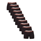 Kit Com 10 Cuecas Boxer Lupo