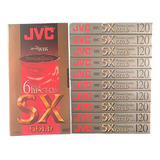 Kit Com 10 Fitas Vhs Tdk Ou Jvc Lacradas Caixas Originais