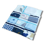 Kit Com 10 Fralda Fraldinha Babete Pano De Boca Bebe Menino