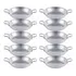 Kit Com 10 Frigideiras Aluminio Pergaminho Panelinha Nº 18