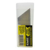 Kit Com 10 Lâminas Estilete Trapezoidal Refil Profissional