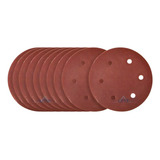 Kit Com 10 Lixas Lixadeira Menegotti 225mm 80 Gr
