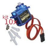 Kit Com 10 Micro Servo Motor Tower Pro 9g Sg90 Para Arduíno