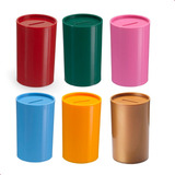 Kit Com 10 Mini Cofrinhos Plastico Para Lembrancinhas 8cm