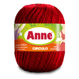 Kit Com 10 Novelos Linha Anne 500m Círculo Crochê Algodão