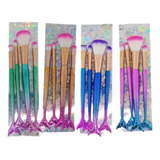 Kit Com 10 Pacote Pincel Maquiagem Pincel Total 40 Pincéis