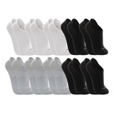 Kit Com 10 Pares De Meias Soquete Sapatilha Algodão Lupo