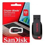Kit Com 10 Pen Drive 64gb Cruzer Blade Usb 2 0 Sandisk
