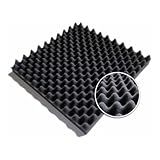 Kit Com 10 Placas Acústicas - 50x50x2cm - Anti Chama