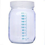Kit Com 10 Potes Armazenar Leite Materno Graduação 200ml
