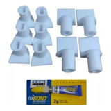 Kit Com 10 Reparo Da Aleta Do Ar Condicionado Split Acj