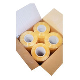 Kit Com 10 Rolos De Fita Durex Transparente Larga 300m