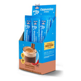 Kit Com 10 Sachês Cappuccino Proteico Com Whey Sabor Tradicional Com Canela E Pimenta 180g Sendo 18g Cada mu