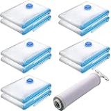 Kit Com 10 Sacos A Vacuo Bomba Tamanho 50x60 Cm Sacos Organizadores Para Mala Viagem Roupas Cobertores Guarda Vac Bag