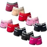 Kit Com 10 Shortinhos Bang Bang Algodão Penteado G Sortidos