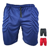 Kit Com 10 Shorts Jogador Poliester