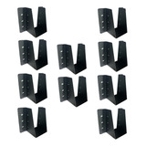 Kit Com 10 Suportes P Pergolado Viga 5cm X 10cm Com 2mm
