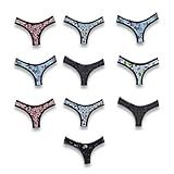 Kit Com 10 Tanga Fio Cacau