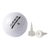 Kit Com 10 Tee De Golf De Plástico 6 Mm Elevação Bola Golfe