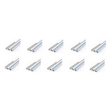 Kit Com 10 Unidades Canaleta Enerbras 10x10 Com Fita
